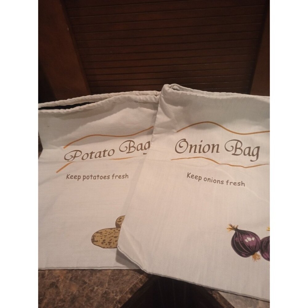 Onion and potatoes keeping bags
